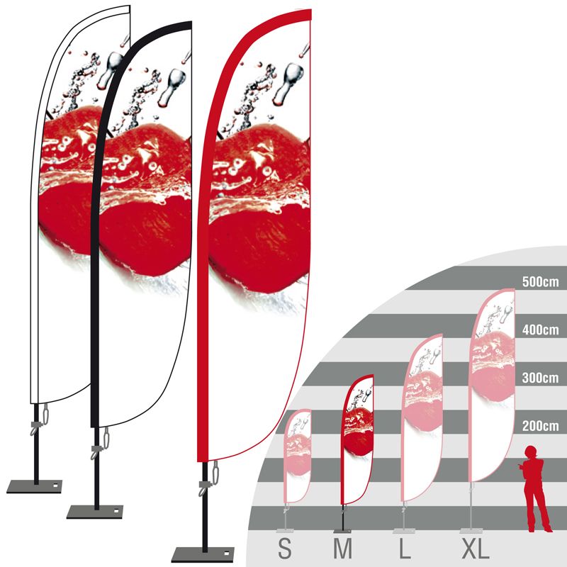 Beachflag Promo Feather Curve Beachflag Promo Feather Curve